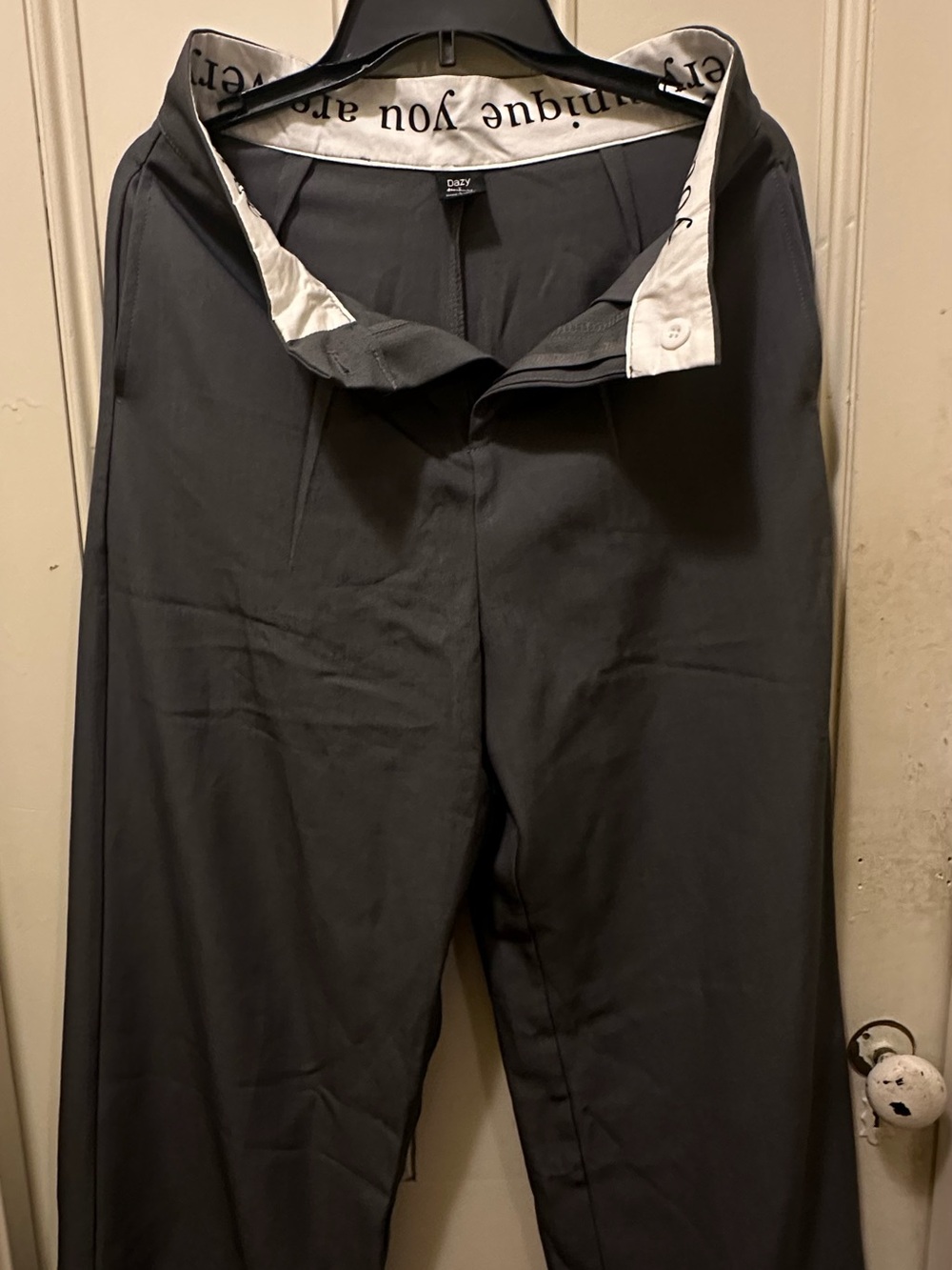 Women’s Dark Gray Dress Pants -